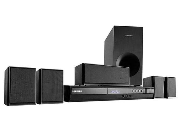 Imagem promocional do Home Theater Samsung