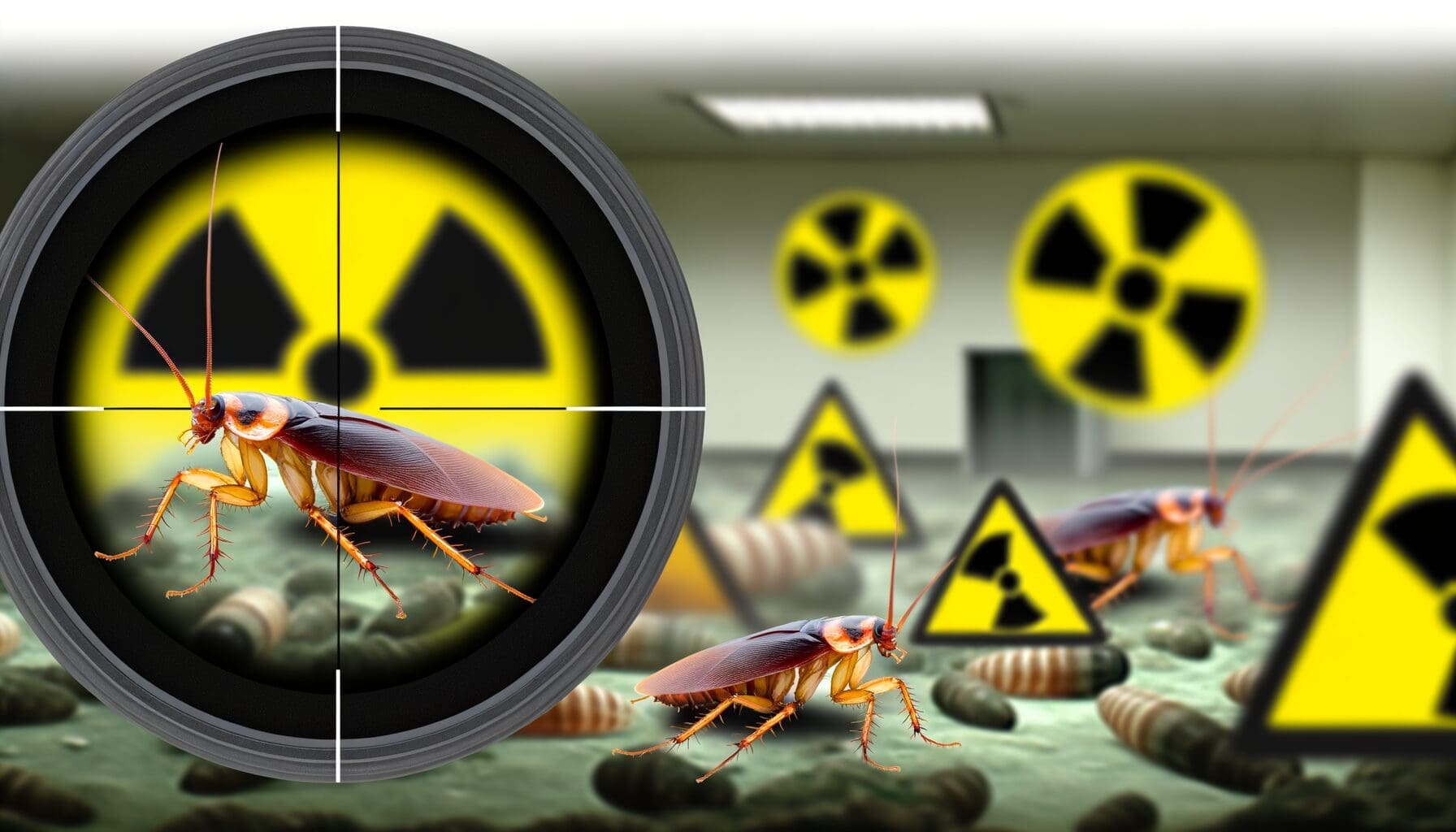 A Irradiação Invisível: Como a Energia Nuclear Molda a Resistência das Baratas